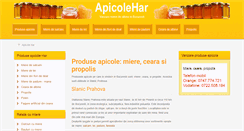Desktop Screenshot of apicolehar.ro