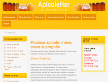 Tablet Screenshot of apicolehar.ro